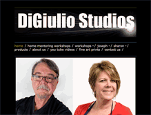 Tablet Screenshot of digiuliostudios.com